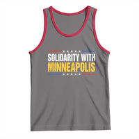 Solidarity With Minneapolis Tank Top Minnesota Community Support Gift