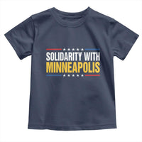 Solidarity With Minneapolis Toddler T Shirt Minnesota Community Support Gift