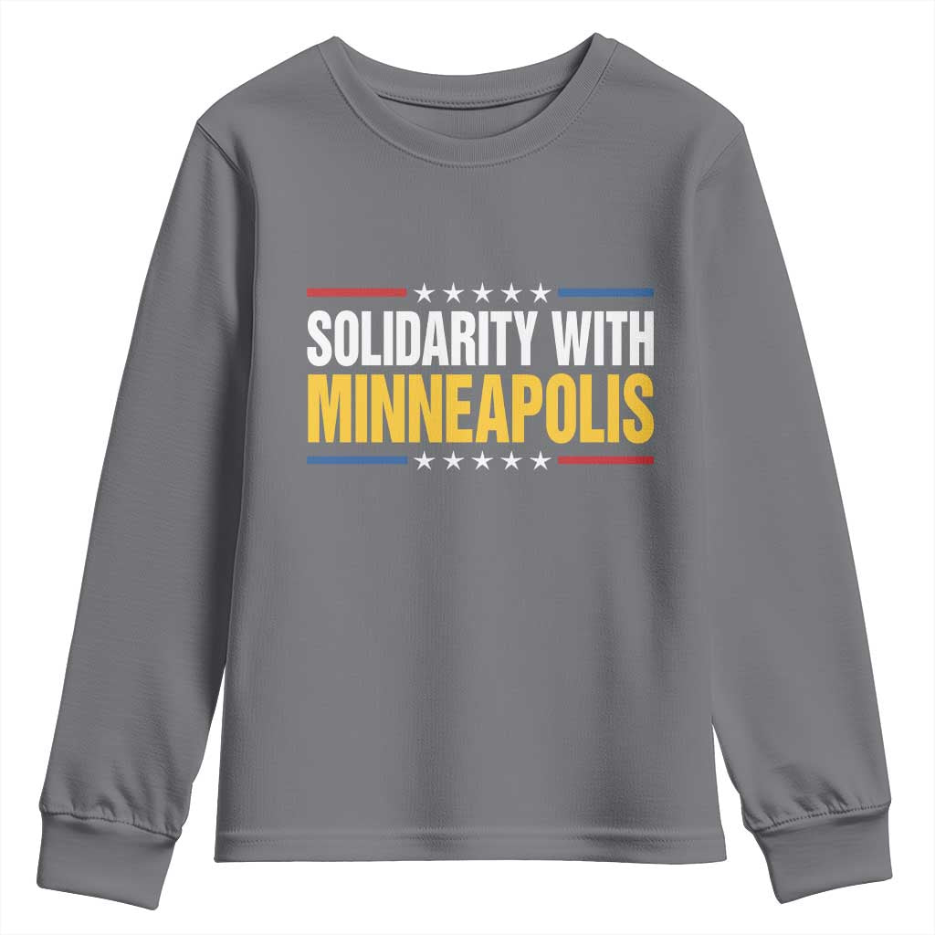 Solidarity With Minneapolis Youth Sweatshirt Minnesota Community Support Gift