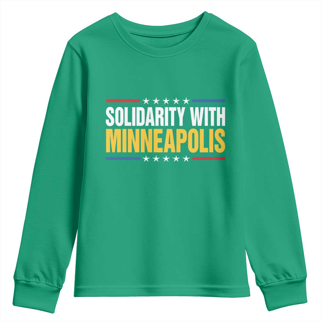 Solidarity With Minneapolis Youth Sweatshirt Minnesota Community Support Gift
