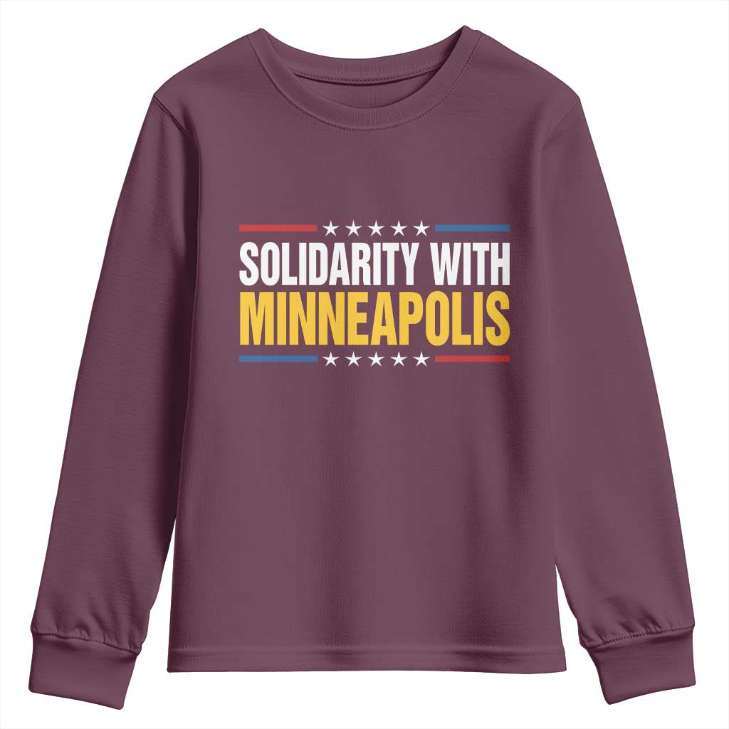 Solidarity With Minneapolis Youth Sweatshirt Minnesota Community Support Gift