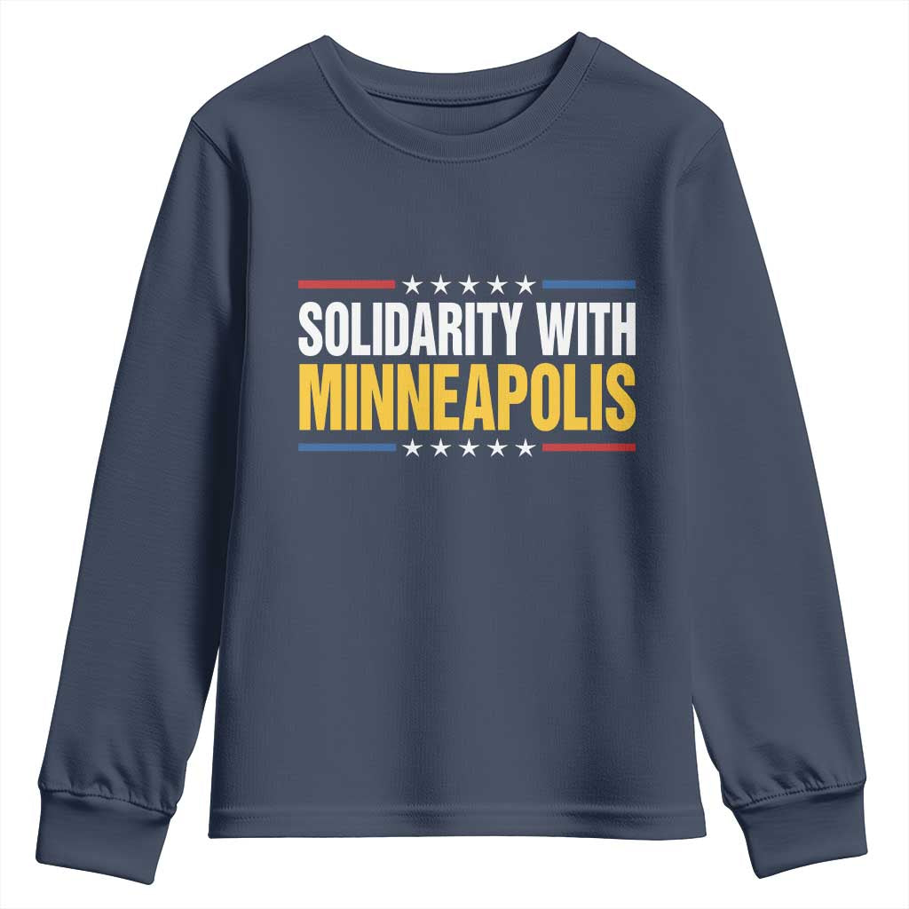 Solidarity With Minneapolis Youth Sweatshirt Minnesota Community Support Gift