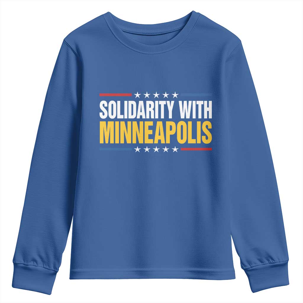 Solidarity With Minneapolis Youth Sweatshirt Minnesota Community Support Gift