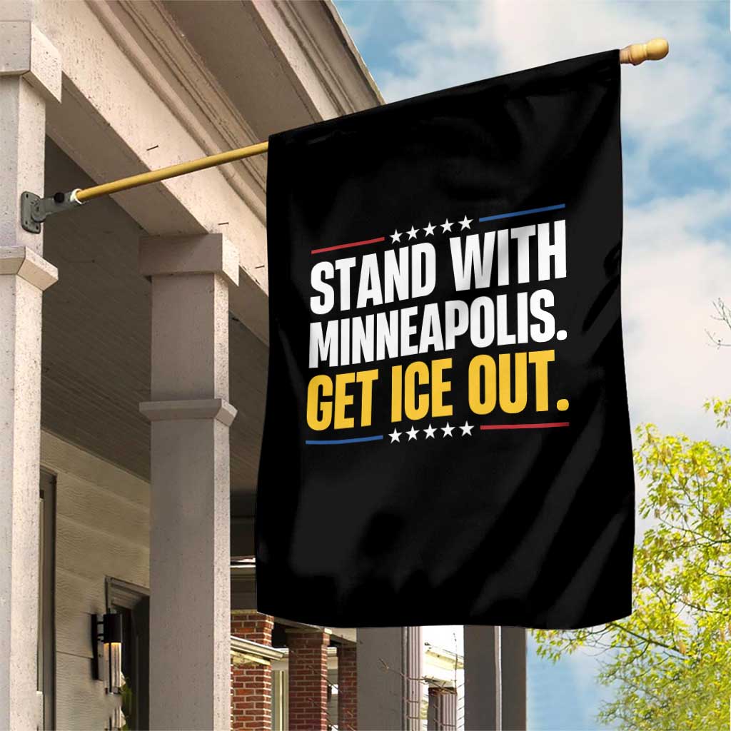 Stand With Minneapolis Garden Flag Minnesota Community Support Gift