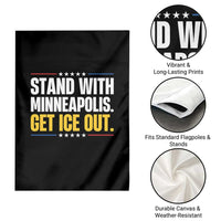Stand With Minneapolis Garden Flag Minnesota Community Support Gift
