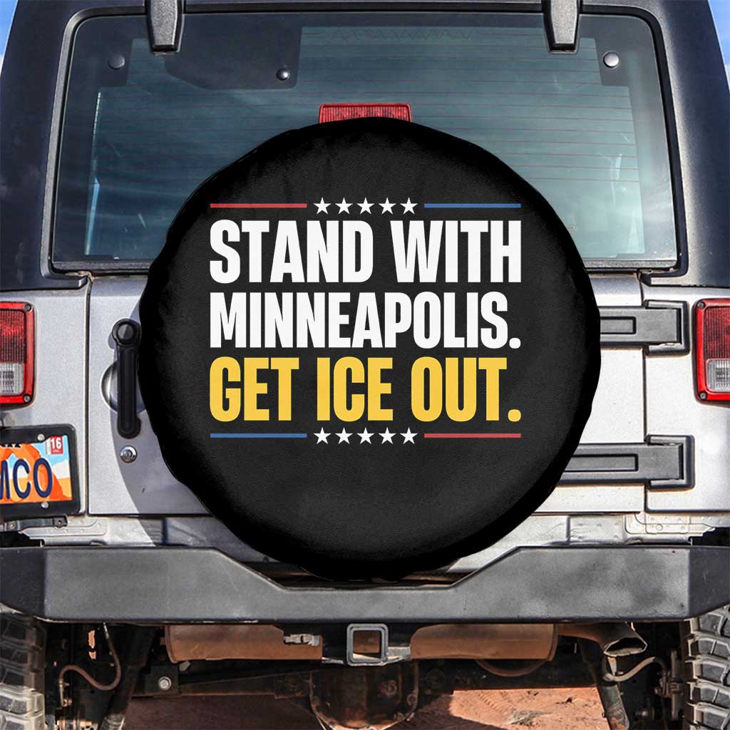 Stand With Minneapolis Spare Tire Cover Minnesota Community Support Gift