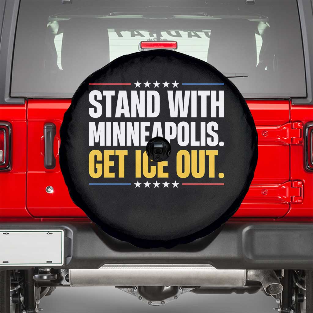 Stand With Minneapolis Spare Tire Cover Minnesota Community Support Gift