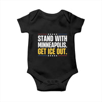 Stand With Minneapolis Baby Onesie Minnesota Community Support Gift