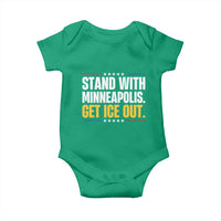 Stand With Minneapolis Baby Onesie Minnesota Community Support Gift
