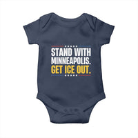 Stand With Minneapolis Baby Onesie Minnesota Community Support Gift