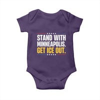 Stand With Minneapolis Baby Onesie Minnesota Community Support Gift