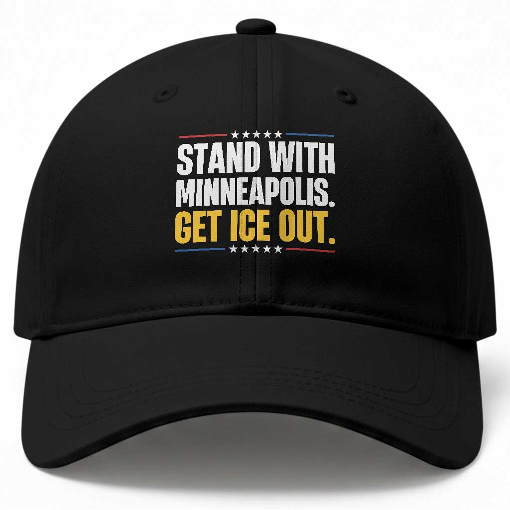 Stand With Minneapolis Baseball Cap Minnesota Community Support Gift