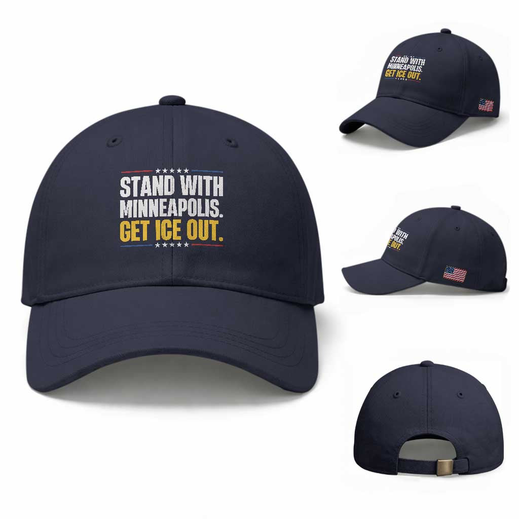 Stand With Minneapolis Baseball Cap Minnesota Community Support Gift