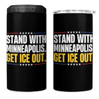 Stand With Minneapolis 4 in 1 Can Cooler Tumbler Minnesota Community Support Gift