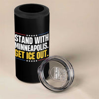 Stand With Minneapolis 4 in 1 Can Cooler Tumbler Minnesota Community Support Gift