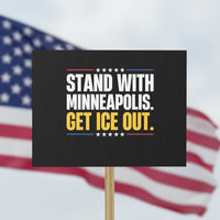 Stand With Minneapolis Protest Sign Minnesota Community Support Gift