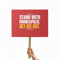 Stand With Minneapolis Protest Sign Minnesota Community Support Gift
