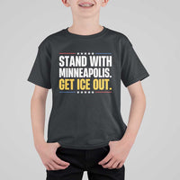 Stand With Minneapolis T Shirt For Kid Minnesota Community Support Gift