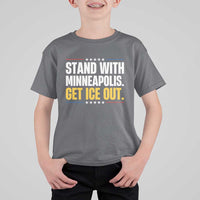 Stand With Minneapolis T Shirt For Kid Minnesota Community Support Gift