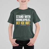 Stand With Minneapolis T Shirt For Kid Minnesota Community Support Gift