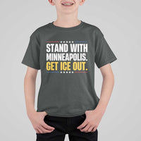Stand With Minneapolis T Shirt For Kid Minnesota Community Support Gift