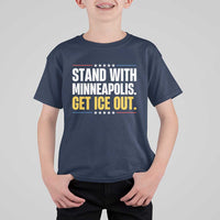 Stand With Minneapolis T Shirt For Kid Minnesota Community Support Gift