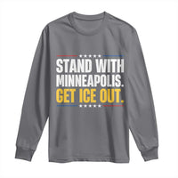 Stand With Minneapolis Long Sleeve Shirt Minnesota Community Support Gift