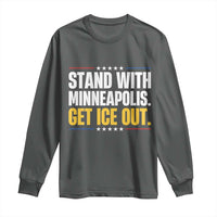 Stand With Minneapolis Long Sleeve Shirt Minnesota Community Support Gift