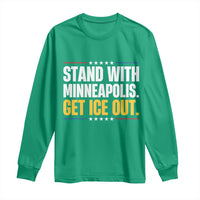 Stand With Minneapolis Long Sleeve Shirt Minnesota Community Support Gift