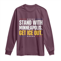 Stand With Minneapolis Long Sleeve Shirt Minnesota Community Support Gift