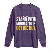 Stand With Minneapolis Long Sleeve Shirt Minnesota Community Support Gift