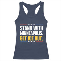 Stand With Minneapolis Racerback Tank Top Minnesota Community Support Gift