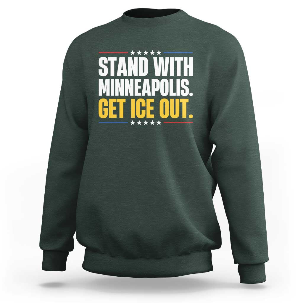 Stand With Minneapolis Sweatshirt Minnesota Community Support Gift