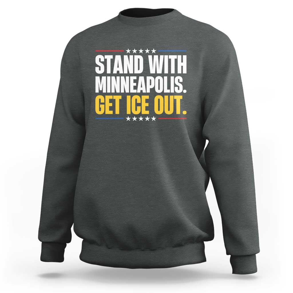 Stand With Minneapolis Sweatshirt Minnesota Community Support Gift