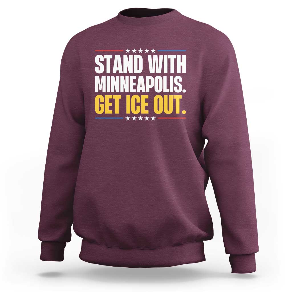 Stand With Minneapolis Sweatshirt Minnesota Community Support Gift