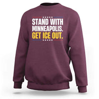 Stand With Minneapolis Sweatshirt Minnesota Community Support Gift