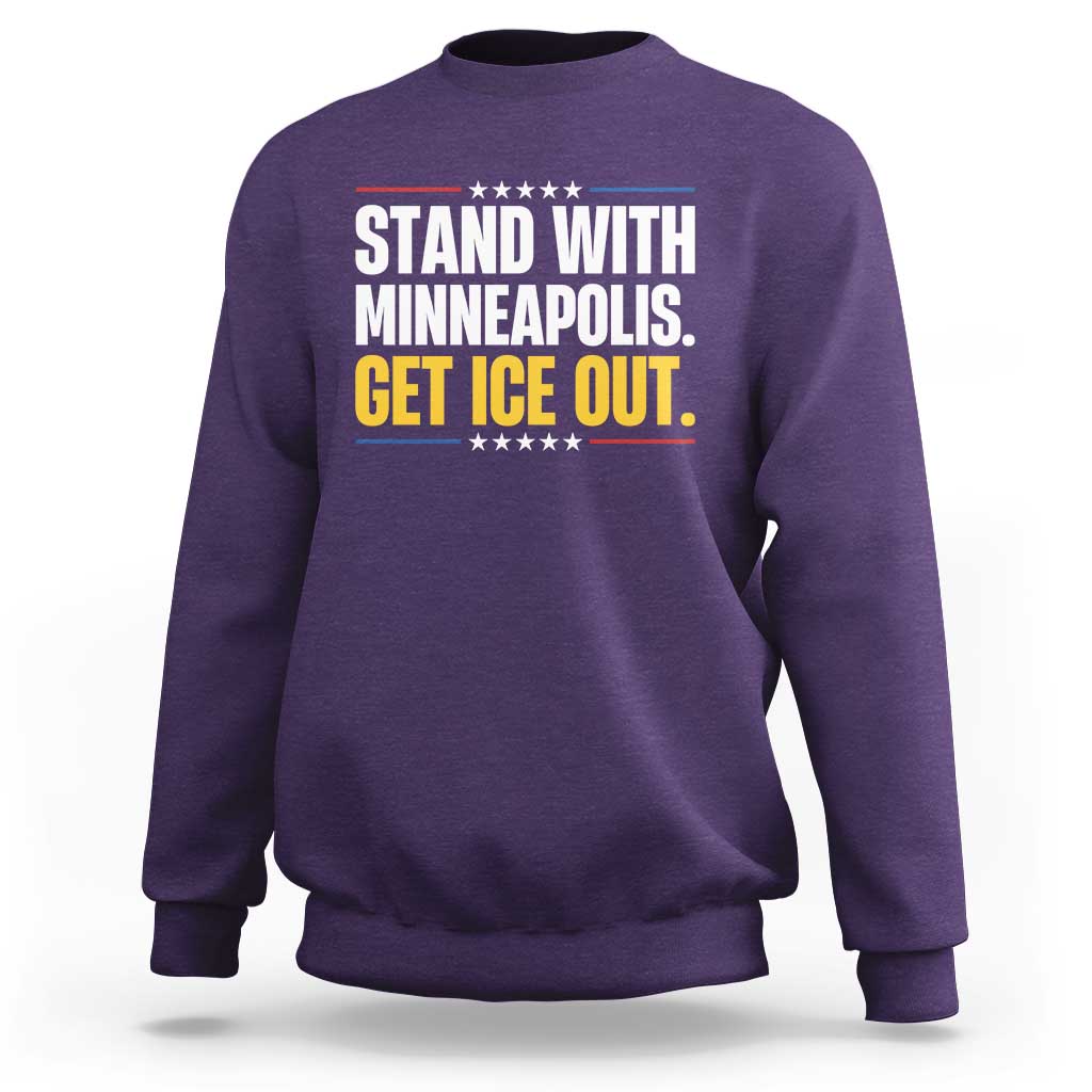 Stand With Minneapolis Sweatshirt Minnesota Community Support Gift