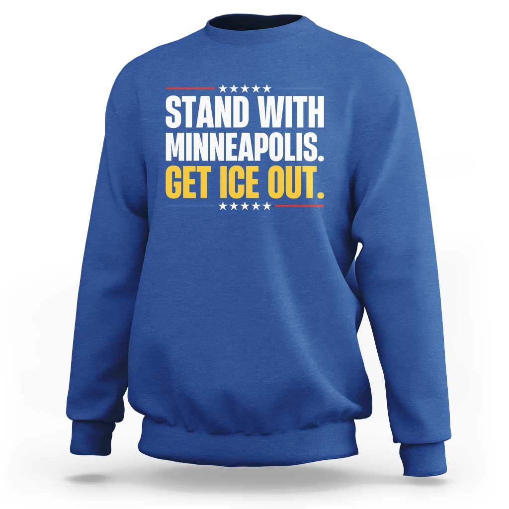 Stand With Minneapolis Sweatshirt Minnesota Community Support Gift