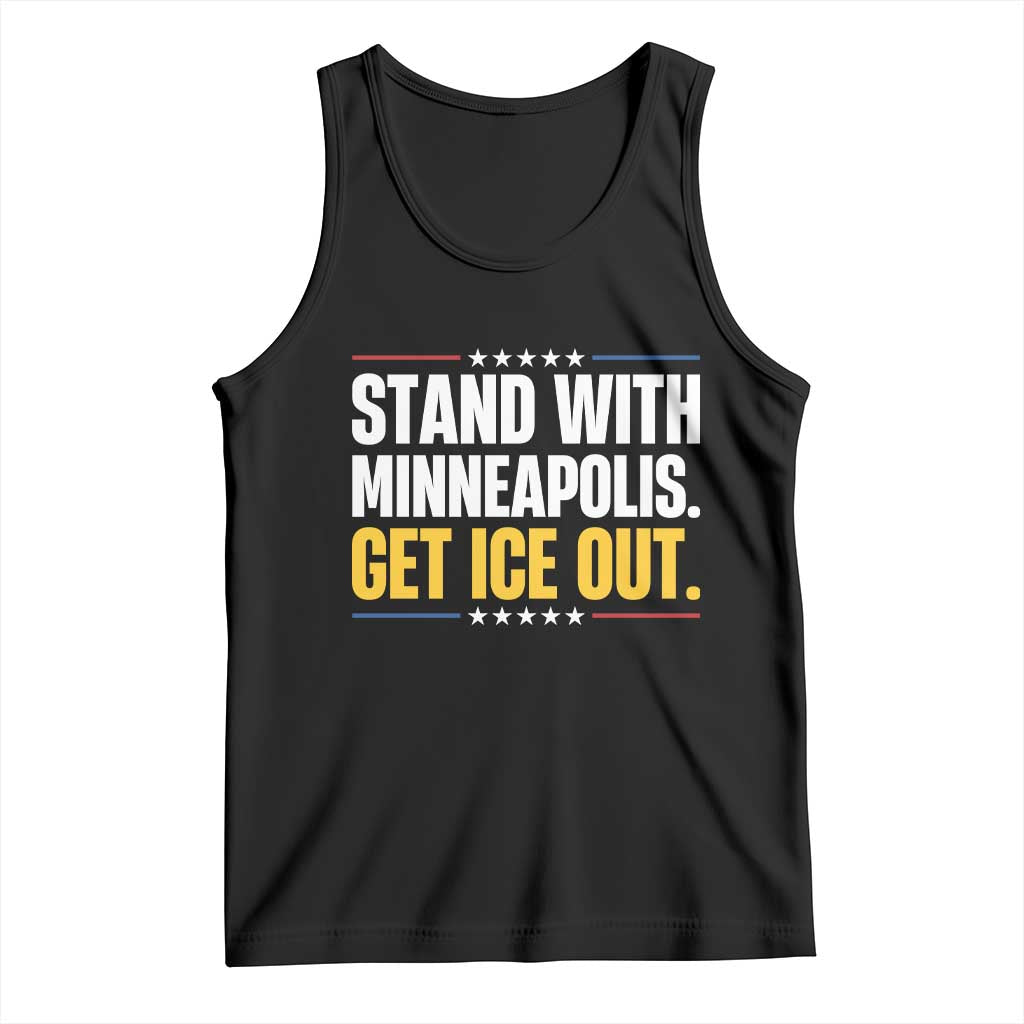 Stand With Minneapolis Tank Top Minnesota Community Support Gift