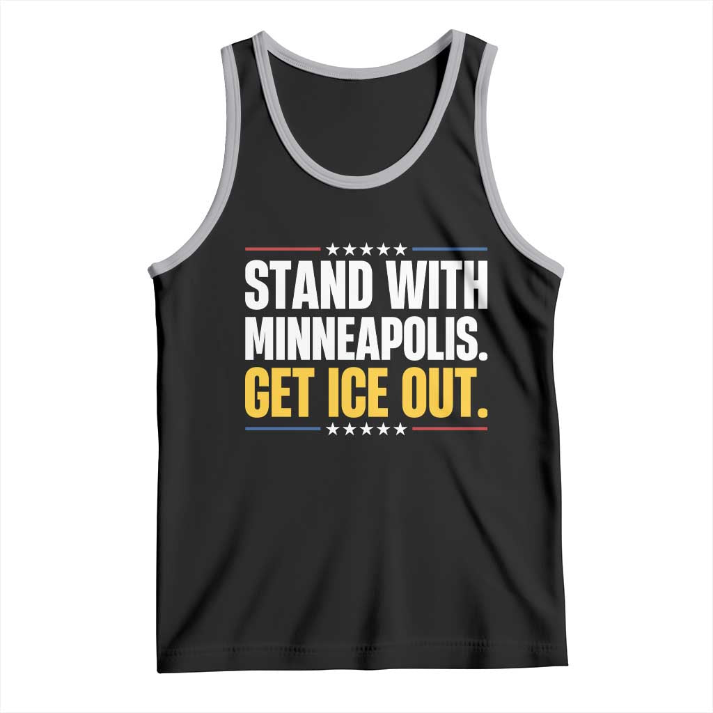Stand With Minneapolis Tank Top Minnesota Community Support Gift