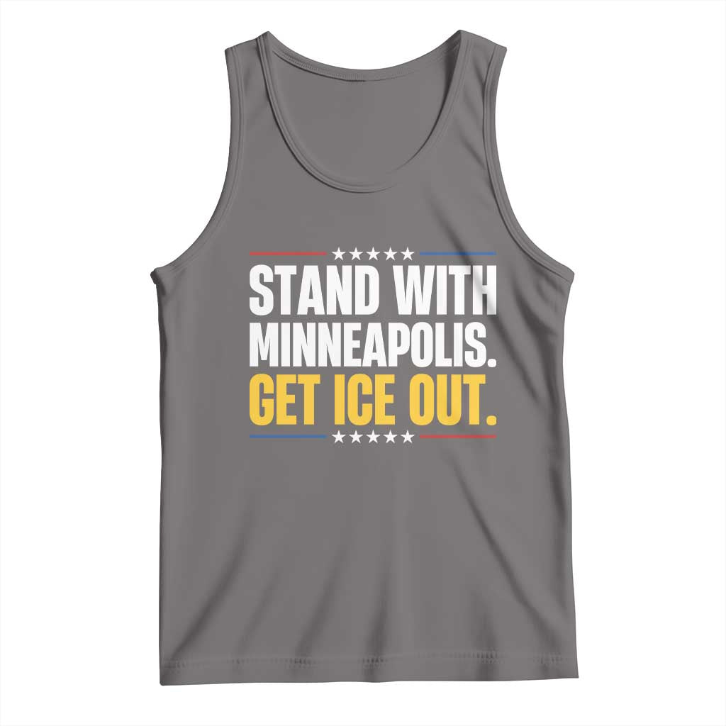 Stand With Minneapolis Tank Top Minnesota Community Support Gift