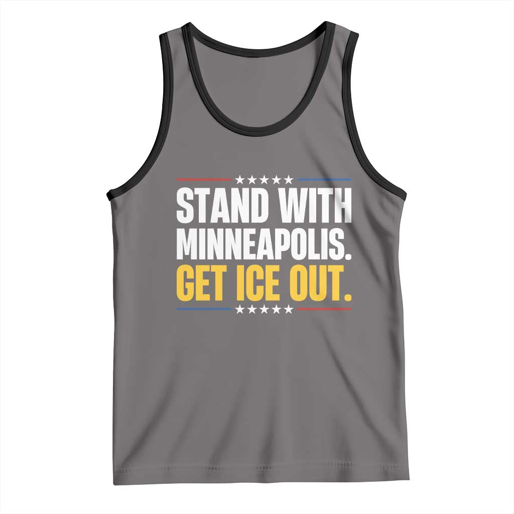 Stand With Minneapolis Tank Top Minnesota Community Support Gift