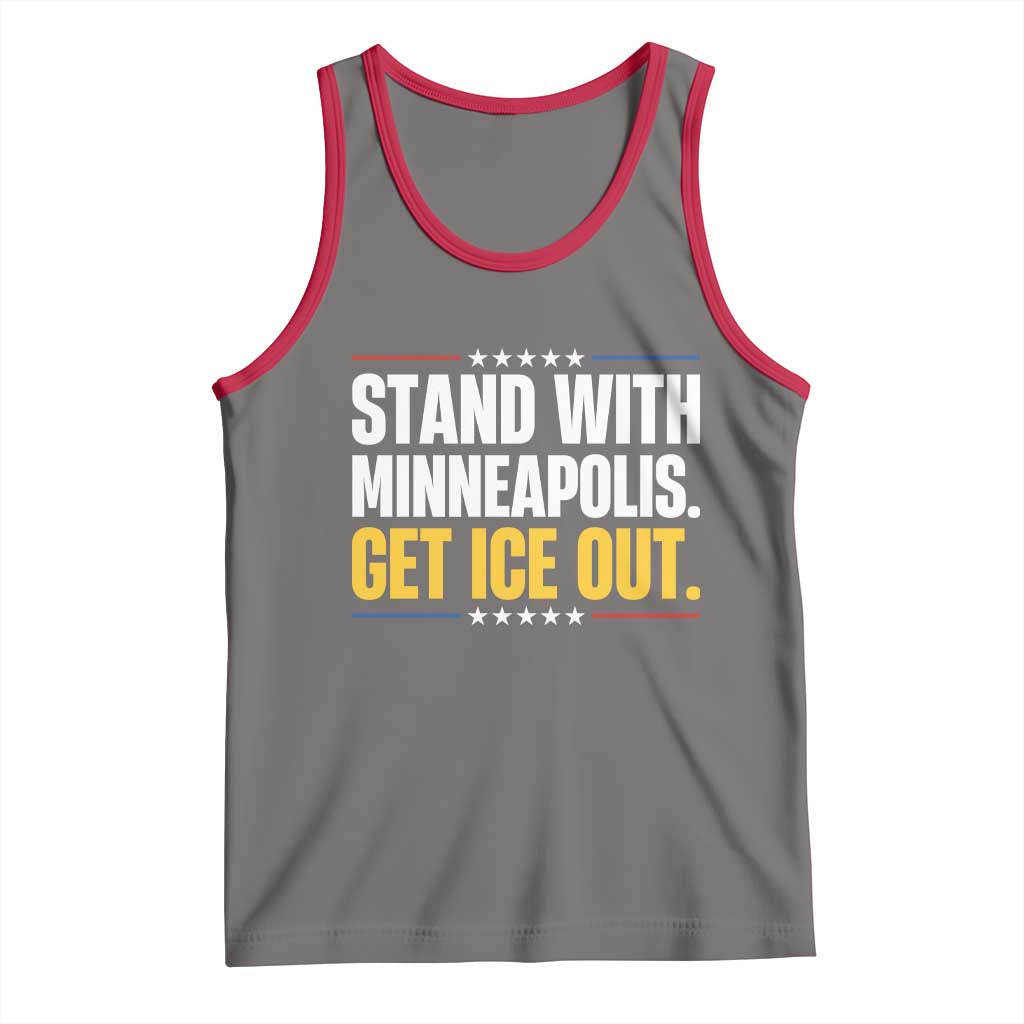 Stand With Minneapolis Tank Top Minnesota Community Support Gift