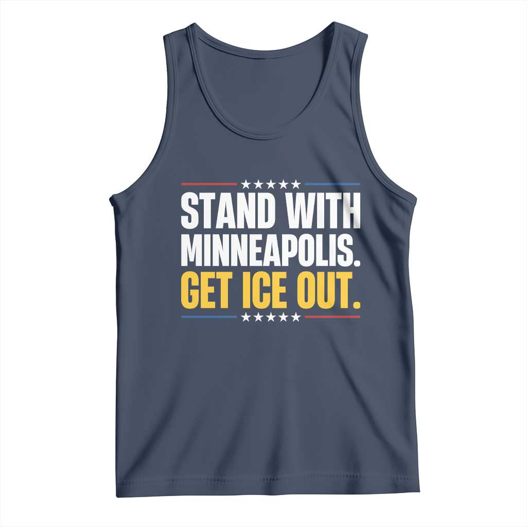 Stand With Minneapolis Tank Top Minnesota Community Support Gift