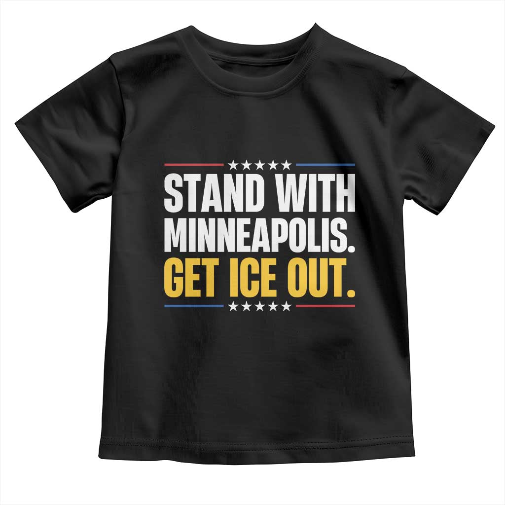 Stand With Minneapolis Toddler T Shirt Minnesota Community Support Gift