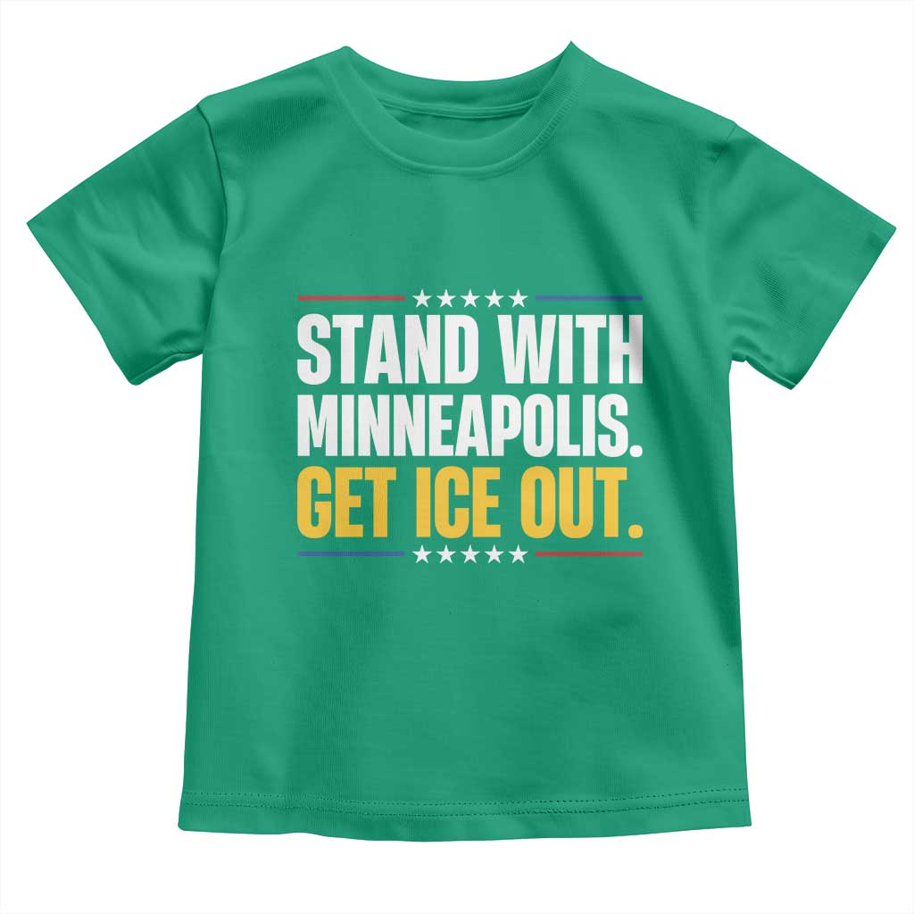 Stand With Minneapolis Toddler T Shirt Minnesota Community Support Gift