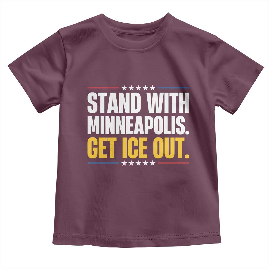 Stand With Minneapolis Toddler T Shirt Minnesota Community Support Gift