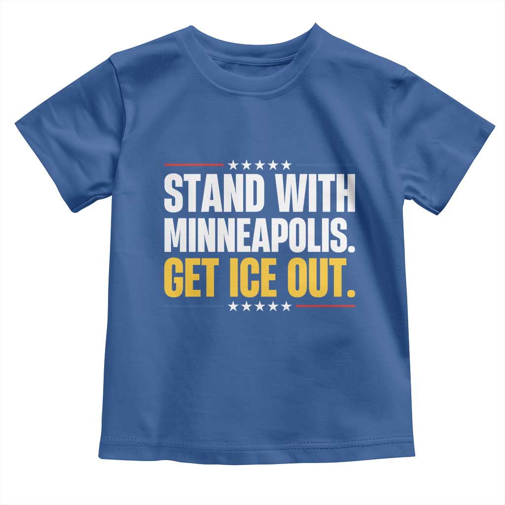 Stand With Minneapolis Toddler T Shirt Minnesota Community Support Gift