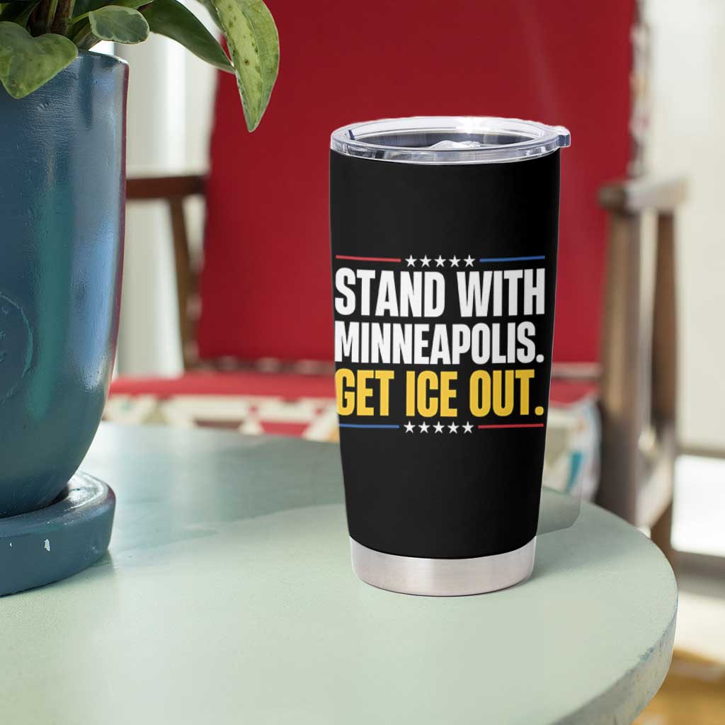 Stand With Minneapolis Tumbler Cup Minnesota Community Support Gift
