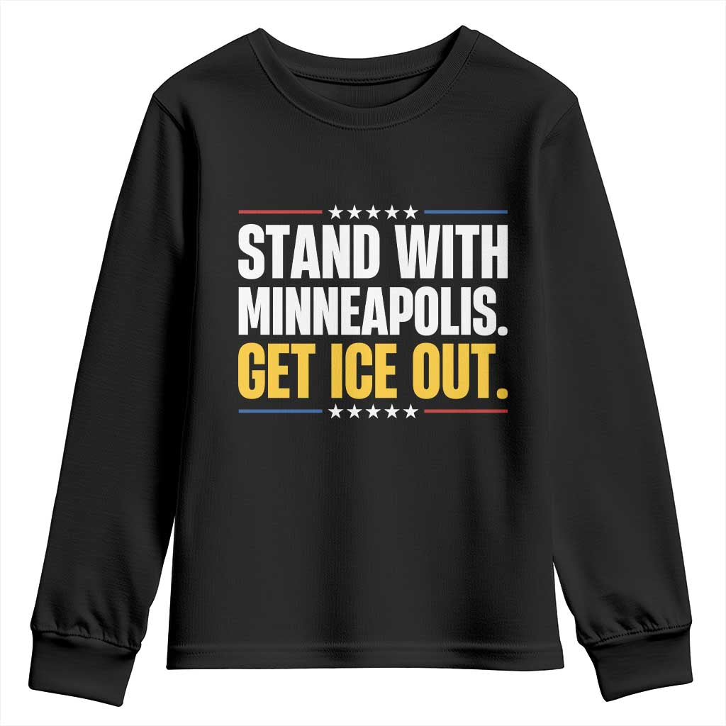 Stand With Minneapolis Youth Sweatshirt Minnesota Community Support Gift